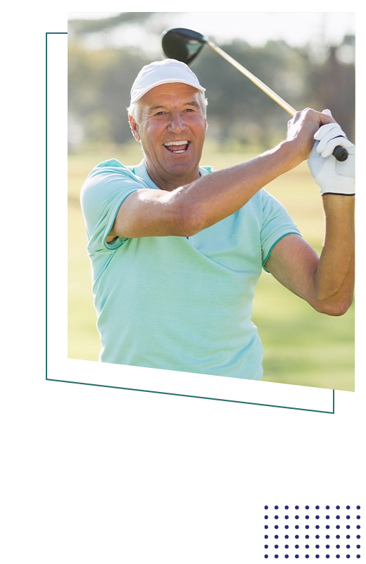 Chiropractic Fort Myers FL Pain Free Man Playing Golf